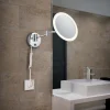 Applique Da Bagno-Selezionato da Mazzolaluce Applique per bagno con specchio led 3w touch orientabile ip44