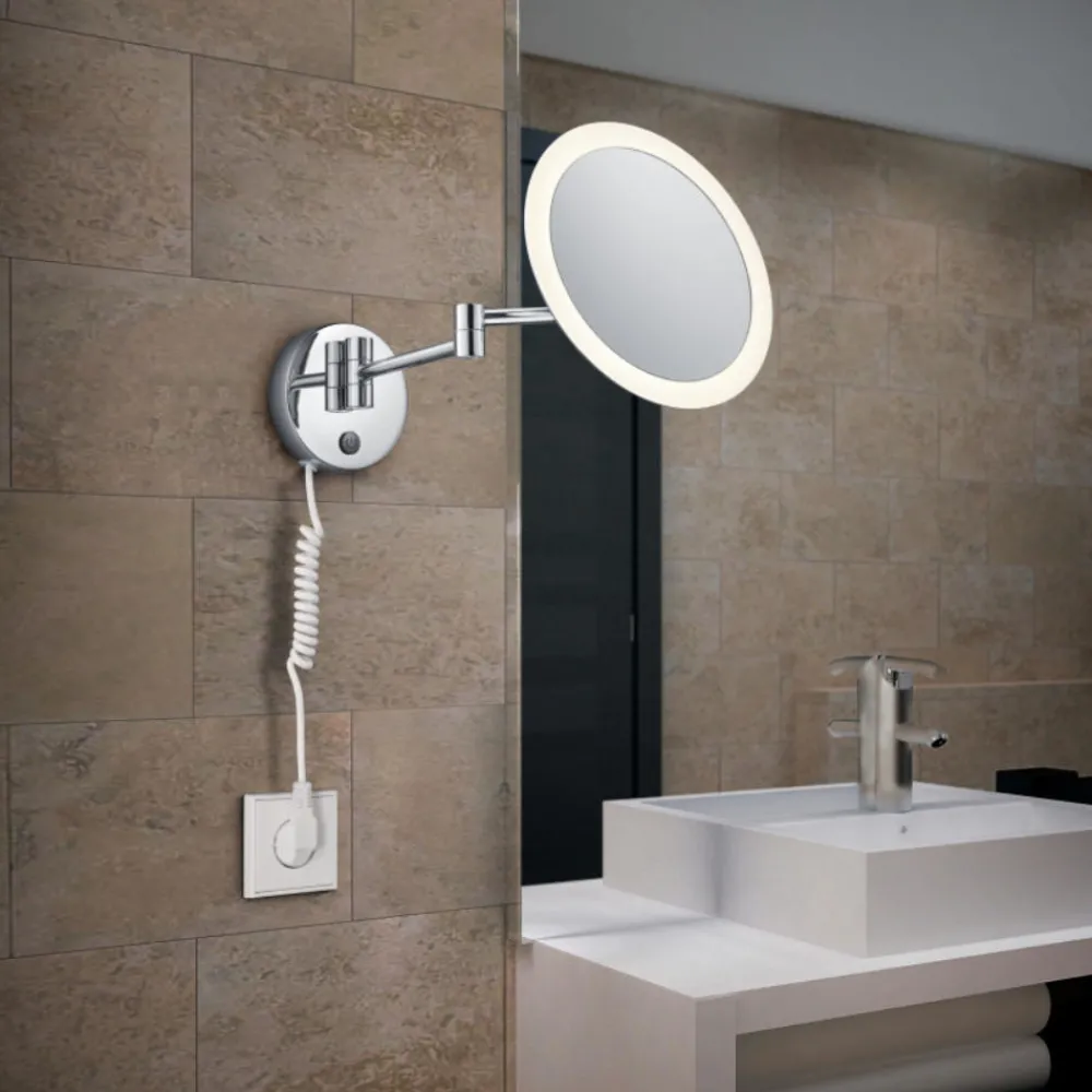 Applique Da Bagno-Selezionato da Mazzolaluce Applique per bagno con specchio led 3w touch orientabile ip44