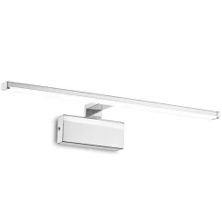 Applique Da Bagno-Ideal Lux Applique per bagno cromo led 12,5w 3000k alma ap d51