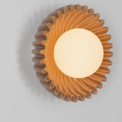 Applique Camera Da Letto-Selezionato da Mazzolaluce Applique per camera da letto ceramica caramello boccia vetro