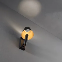 Applique Camera Da Letto-Perenz Illuminazione Applique per camera da letto da comodino reverse perenz marrone