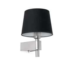 Applique Camera Da Letto-Selezionato da Mazzolaluce Applique per camera da letto hotel paralume nero con interruttore