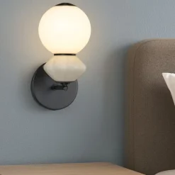 Applique Camera Da Letto-Selezionato da Mazzolaluce Applique per camera da letto led 3000k vetro ceramica