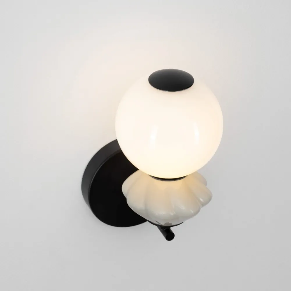 Applique Camera Da Letto-Selezionato da Mazzolaluce Applique per camera da letto led 3000k vetro ceramica