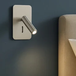 Applique Camera Da Letto-Selezionato da Mazzolaluce Applique per camera da letto orientabile 3w 3000k nickel