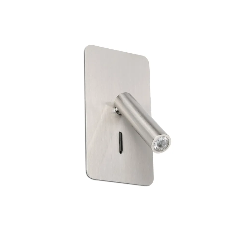 Applique Camera Da Letto-Selezionato da Mazzolaluce Applique per camera da letto orientabile 3w 3000k nickel