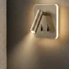 Applique Camera Da Letto-Selezionato da Mazzolaluce Applique per camera da letto quadrato ottone anticato