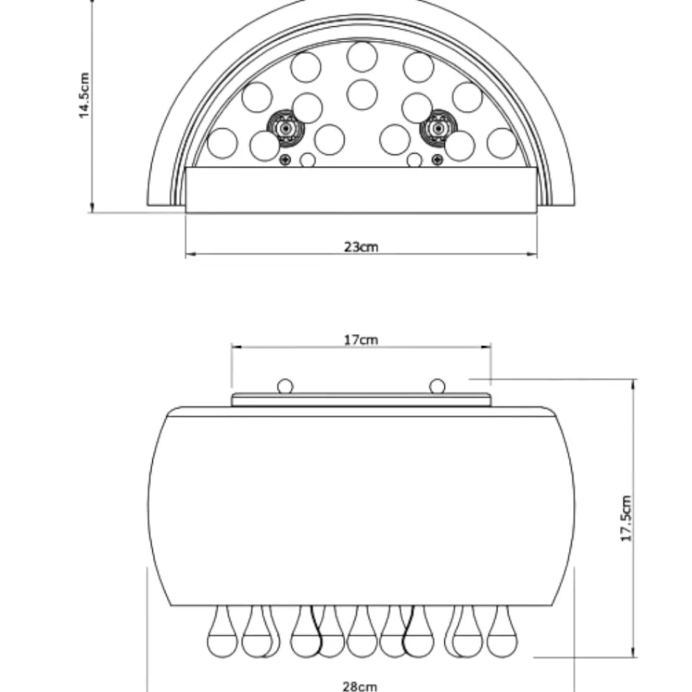 Applique Camera Da Letto-Selezionato da Mazzolaluce Applique per camera da letto vetro cromo