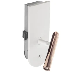 Applique Camera Da Letto-Stilnovo Applique per comodini camera da letto albergo rame e bianco 1night