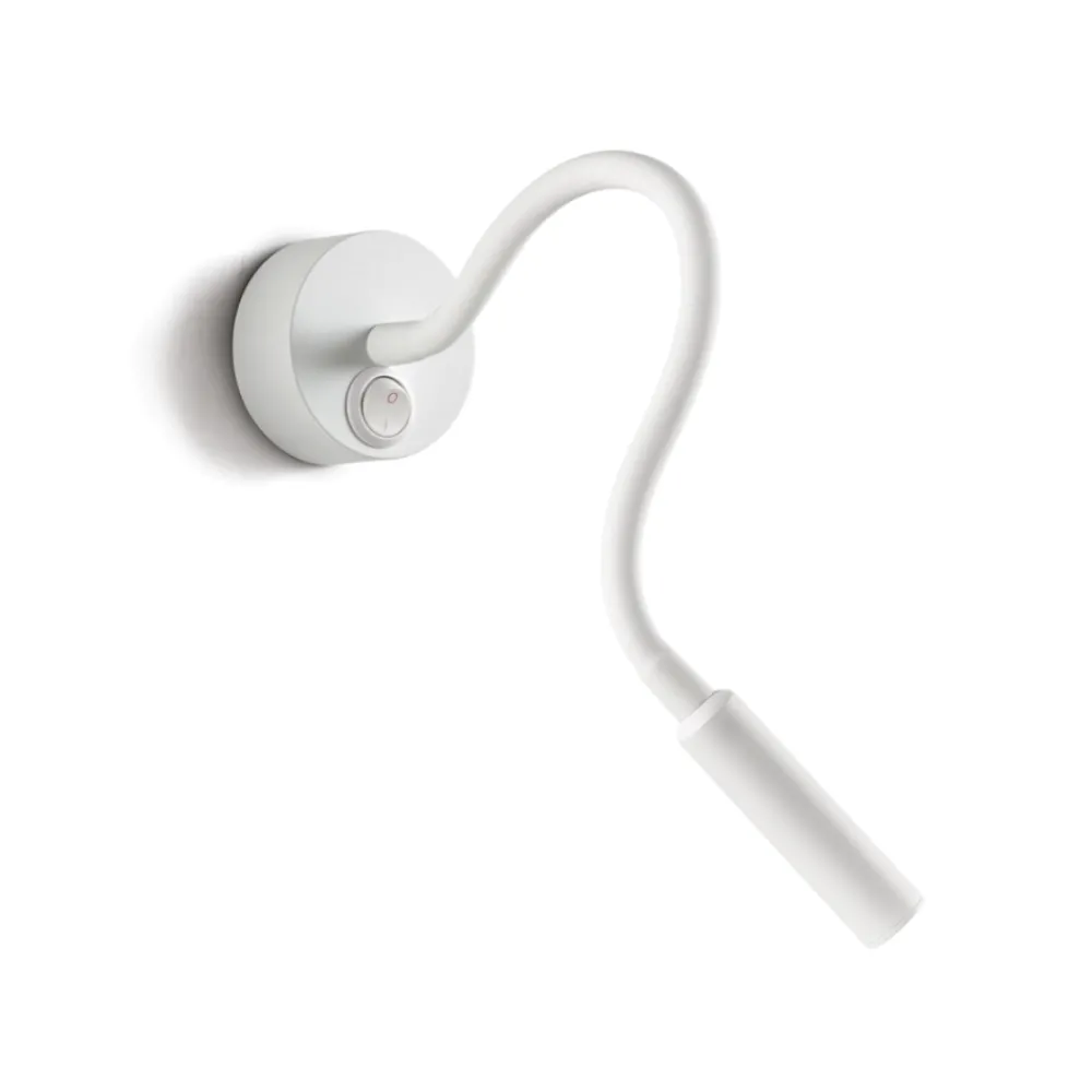 Applique Camera Da Letto-Perenz Illuminazione Applique per comodini camera da letto bianco orientabile minispy perenz