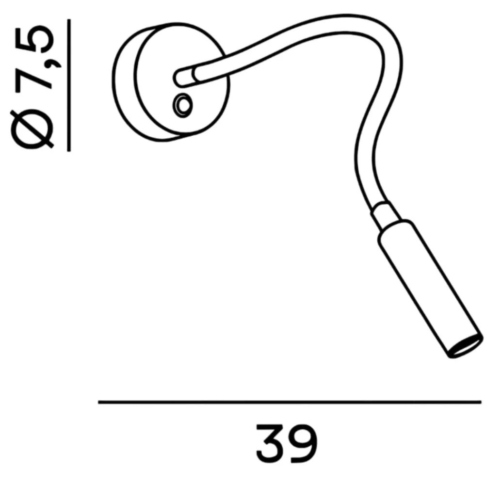 Applique Camera Da Letto-Perenz Illuminazione Applique per comodini camera da letto bianco orientabile minispy perenz