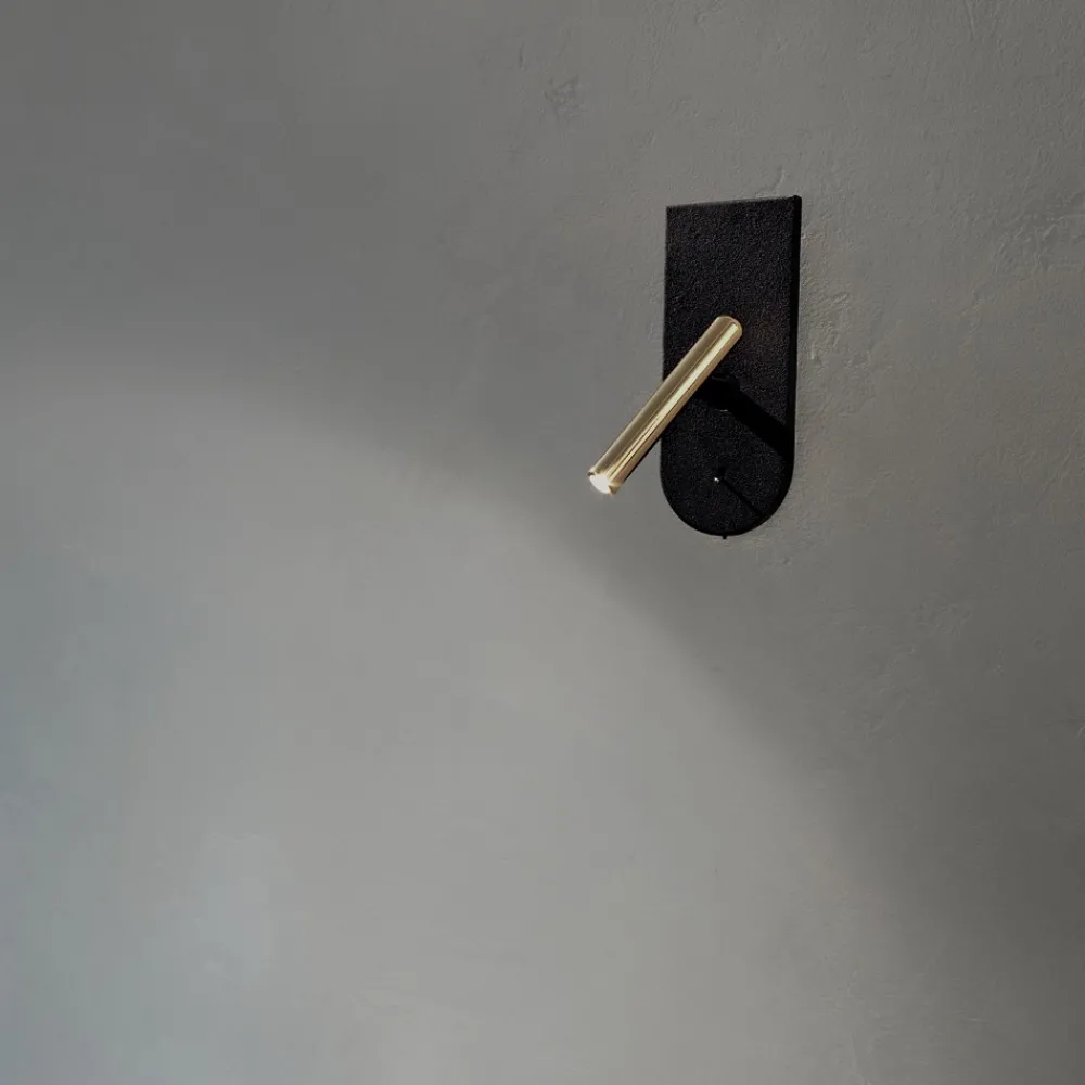 Applique Camera Da Letto-Stilnovo Applique per comodini 1night camera da letto nero e oro