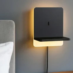 Applique Camera Da Letto-Selezionato da Mazzolaluce Applique per comodino camera da letto carica cellulare induzione e usb