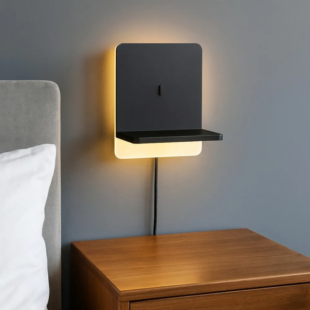 Applique Camera Da Letto-Selezionato da Mazzolaluce Applique per comodino camera da letto carica cellulare induzione e usb