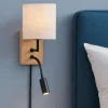 Applique Camera Da Letto-Selezionato da Mazzolaluce Applique per comodino camera da letto doppia luce led orientabile