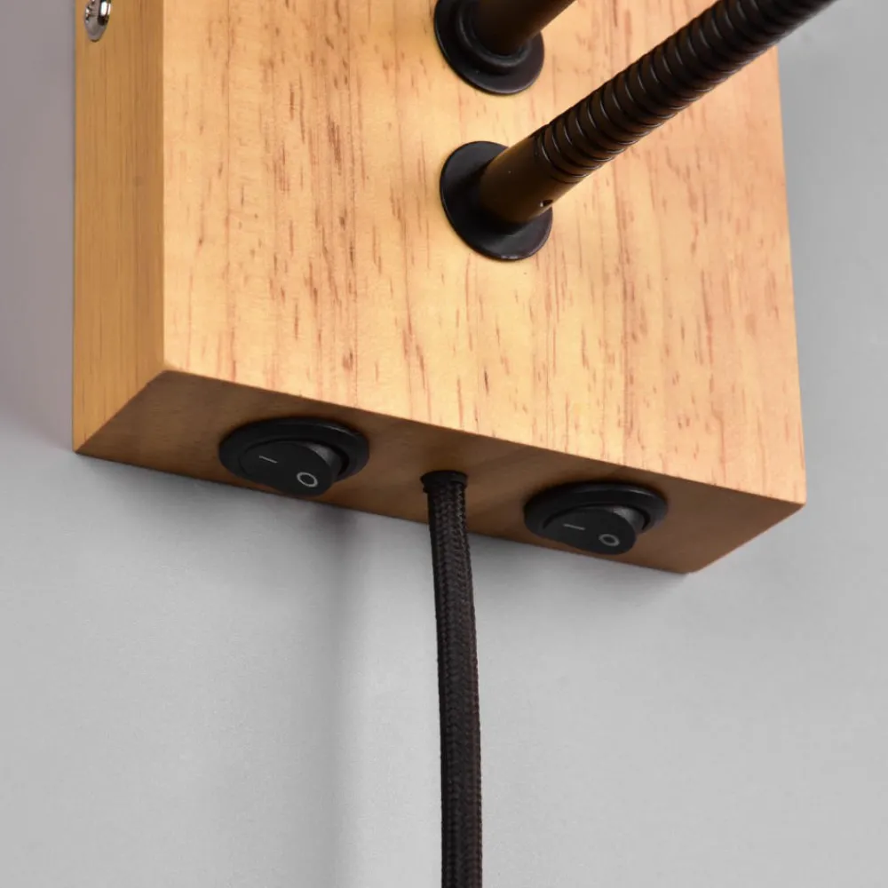 Applique Camera Da Letto-Selezionato da Mazzolaluce Applique per comodino camera da letto doppia luce led orientabile