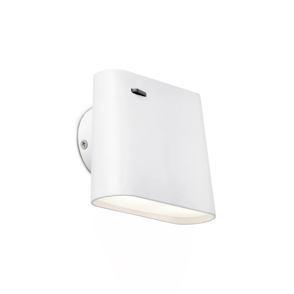 Applique Camera Da Letto-Selezionato da Mazzolaluce Applique per comodino camera da letto bianco 6w 2700k orientabile