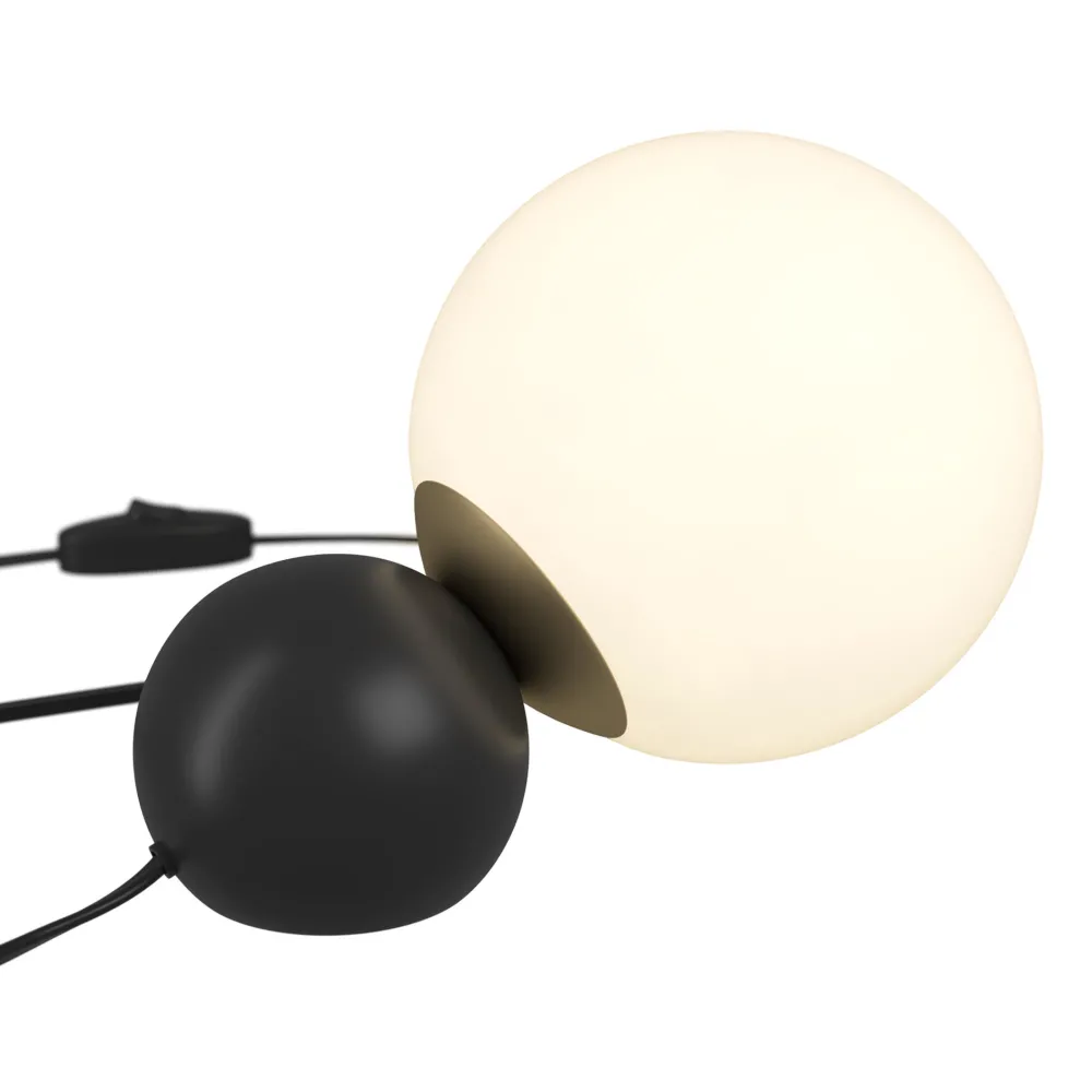 Applique Camera Da Letto-Maytoni Applique per comodino nostalgia nero oro con spina interruttore