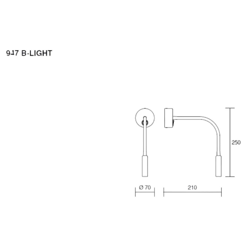Applique Camera Da Letto-IsyLuce Applique per comodino orientabile led 3w 3000k