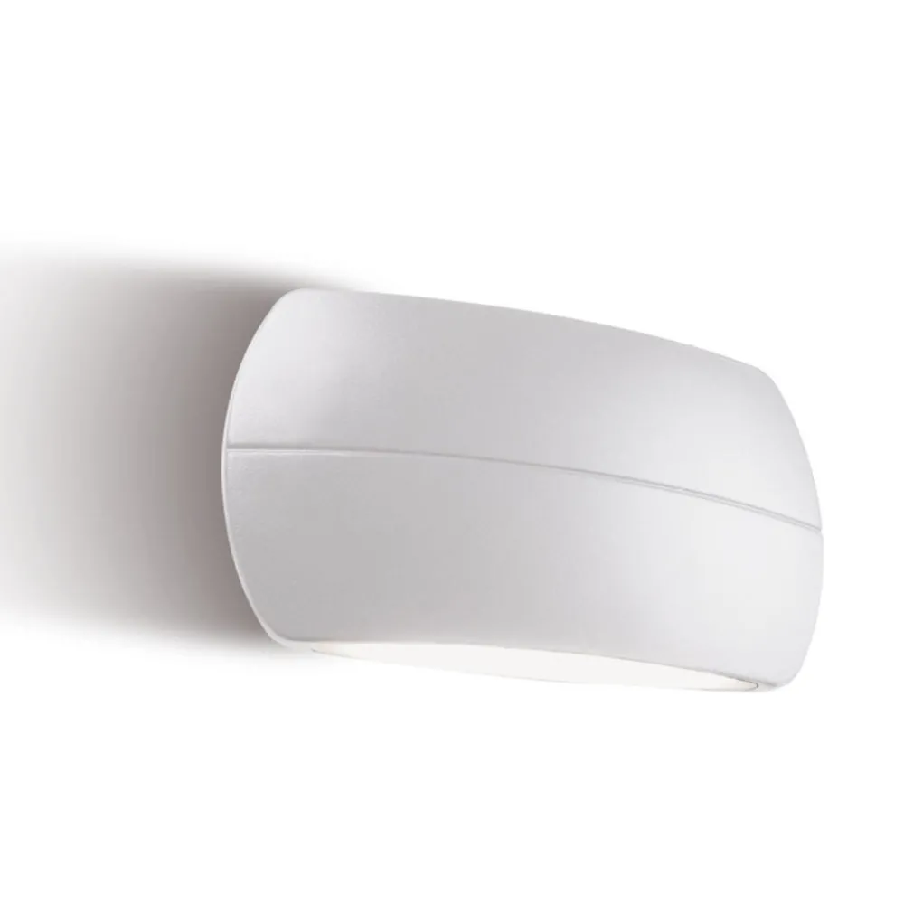 Applique Da Esterno-Selezionato da Mazzolaluce Applique per esterni design moderno bianca biemissione led 5w 3000k