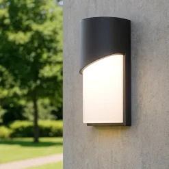 Applique Da Esterno-IsyLuce Applique per esterni moderna antracite