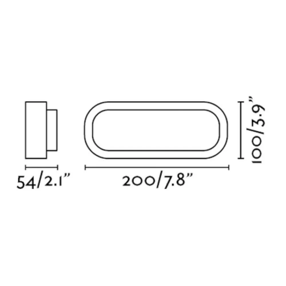 Applique Da Esterno-Selezionato da Mazzolaluce Applique per esterni led 7w 3000k ip65 antracite