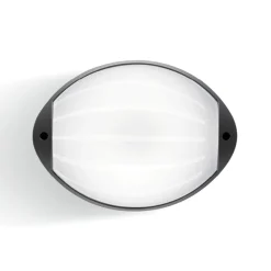 Applique Da Esterno-Selezionato da Mazzolaluce Applique per esterni moderna design ovale grafite led 4000k