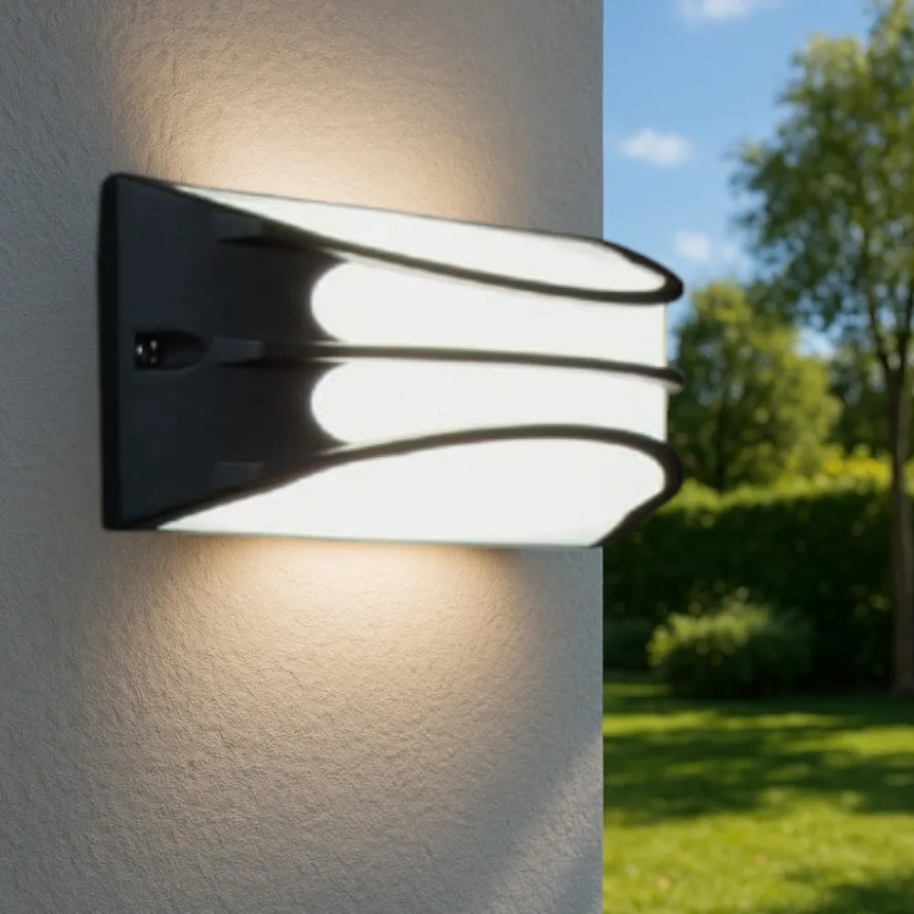 Applique Da Esterno-Selezionato da Mazzolaluce Applique per esterni moderni antracite 10w 4000k