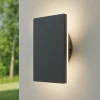 Applique Da Esterno-Selezionato da Mazzolaluce Applique per esterno antracite quadrato led 9,6w 3000k