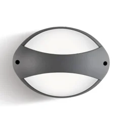 Applique Da Esterno-Selezionato da Mazzolaluce Applique per esterno antracite ovale moderna led 3000k ip65