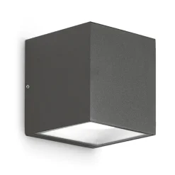Applique Da Esterno-Gea Luce Applique per esterno antracite cubo apo