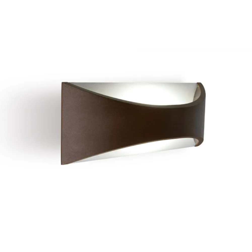 Applique Da Esterno-Selezionato da Mazzolaluce Applique per esterno balcone marrone led 6w 4000k ip65