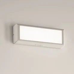 Applique Da Esterno-IsyLuce Applique per esterno bianca 12w 4000k