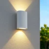 Applique Da Esterno-Selezionato da Mazzolaluce Applique per esterno biemissione bianca led 20w 4000k ip54