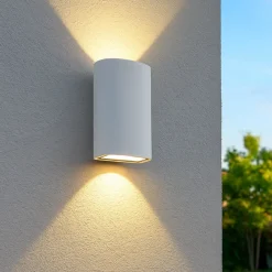 Applique Da Esterno-Selezionato da Mazzolaluce Applique per esterno biemissione bianca led 20w 4000k ip54