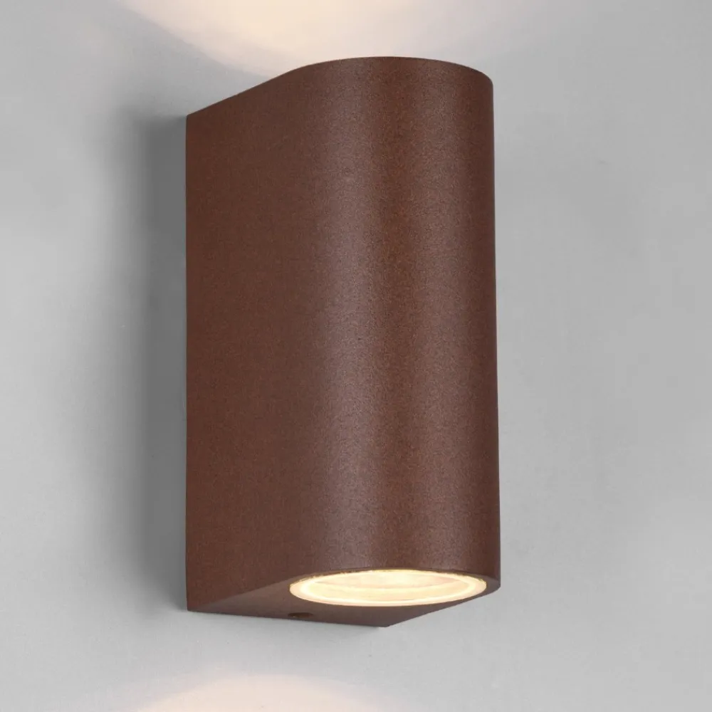 Applique Da Esterno-Selezionato da Mazzolaluce Applique per esterno corten moderna marrone