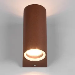 Applique Da Esterno-Selezionato da Mazzolaluce Applique per esterno corten moderna marrone