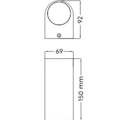 Applique Da Esterno-Selezionato da Mazzolaluce Applique per esterno corten moderna marrone