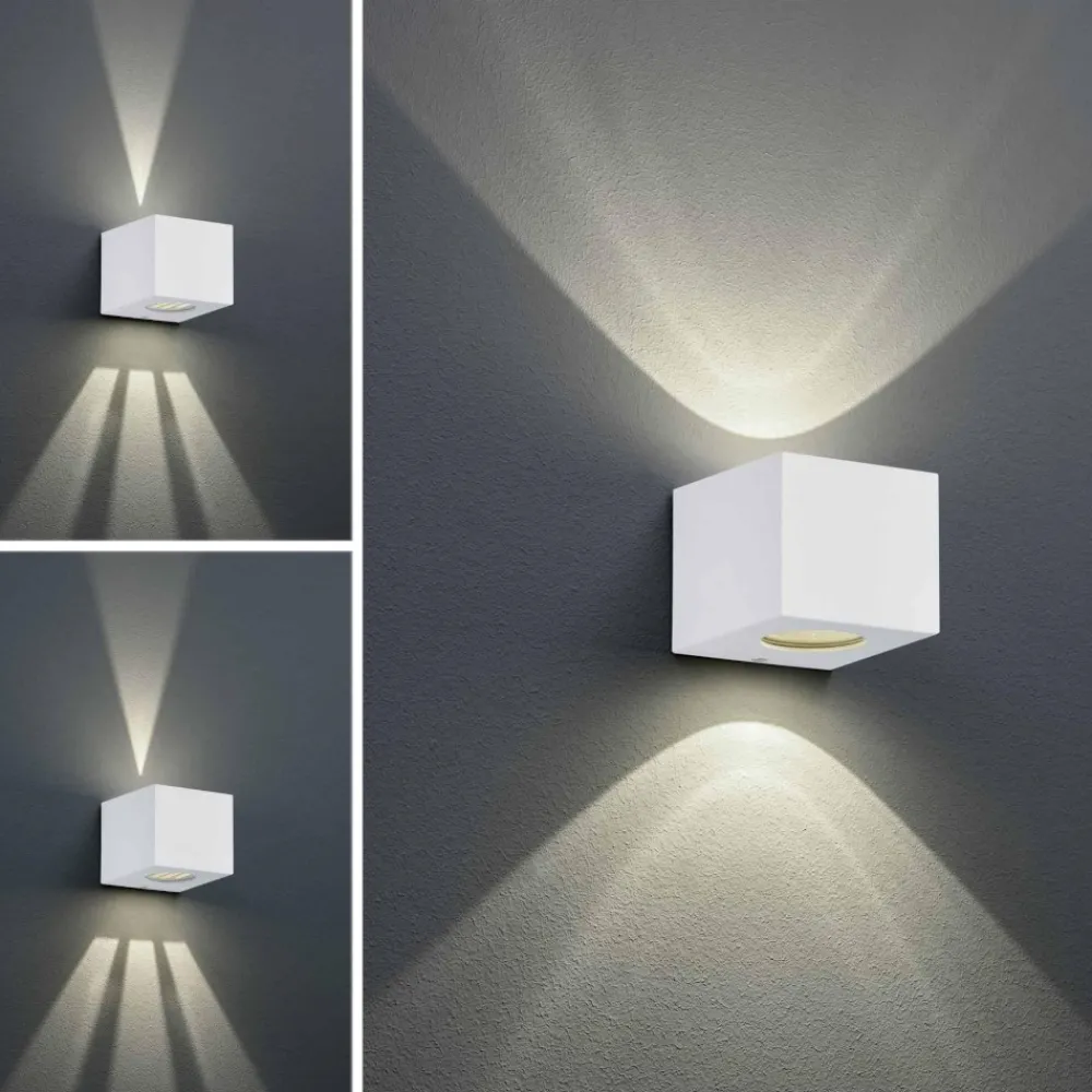 Applique Da Esterno-Selezionato da Mazzolaluce Applique per esterno cubo bianco led 4w 3000k