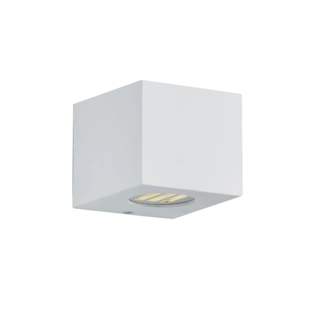Applique Da Esterno-Selezionato da Mazzolaluce Applique per esterno cubo bianco led 4w 3000k