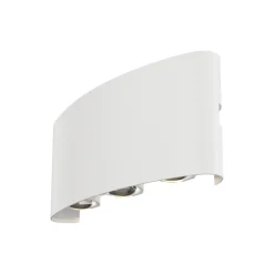 Applique Da Esterno-Maytoni Applique per esterno design moderna bianco ip54 6w 3000k strato