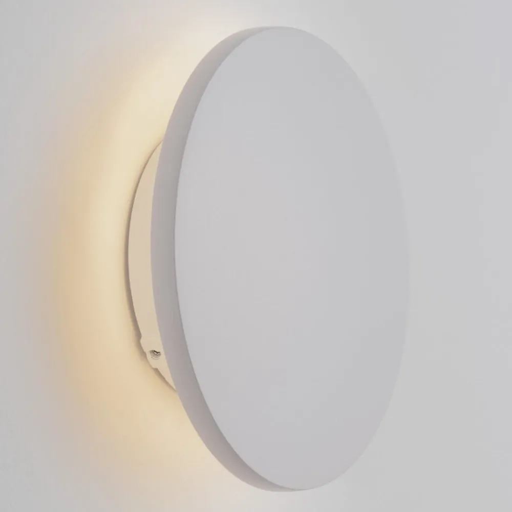 Applique Da Esterno-Selezionato da Mazzolaluce Applique per esterno disco led 16w 3000k bianco
