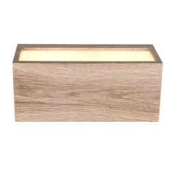 Applique Da Esterno-Selezionato da Mazzolaluce Applique per esterno effetto legno rettangolare moderna