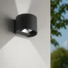 Applique Da Esterno-Gea Luce Applique per esterno fascio orientabile ip54 antracite 10w led 3000k