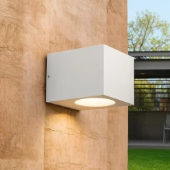 Applique Da Esterno-Gea Luce Applique per esterno ip65 bianca led 4000k
