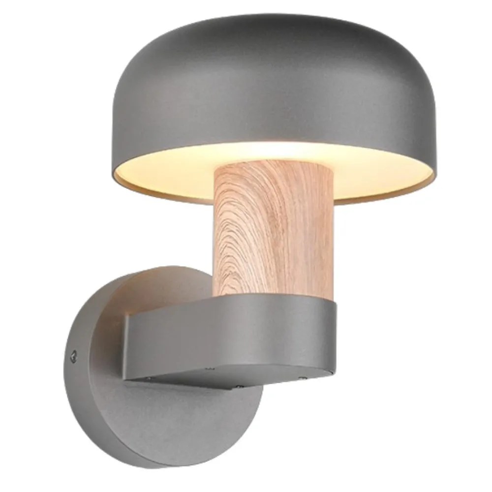 Applique Da Esterno-Selezionato da Mazzolaluce Applique per esterno ip54 h24 cm effetto legno