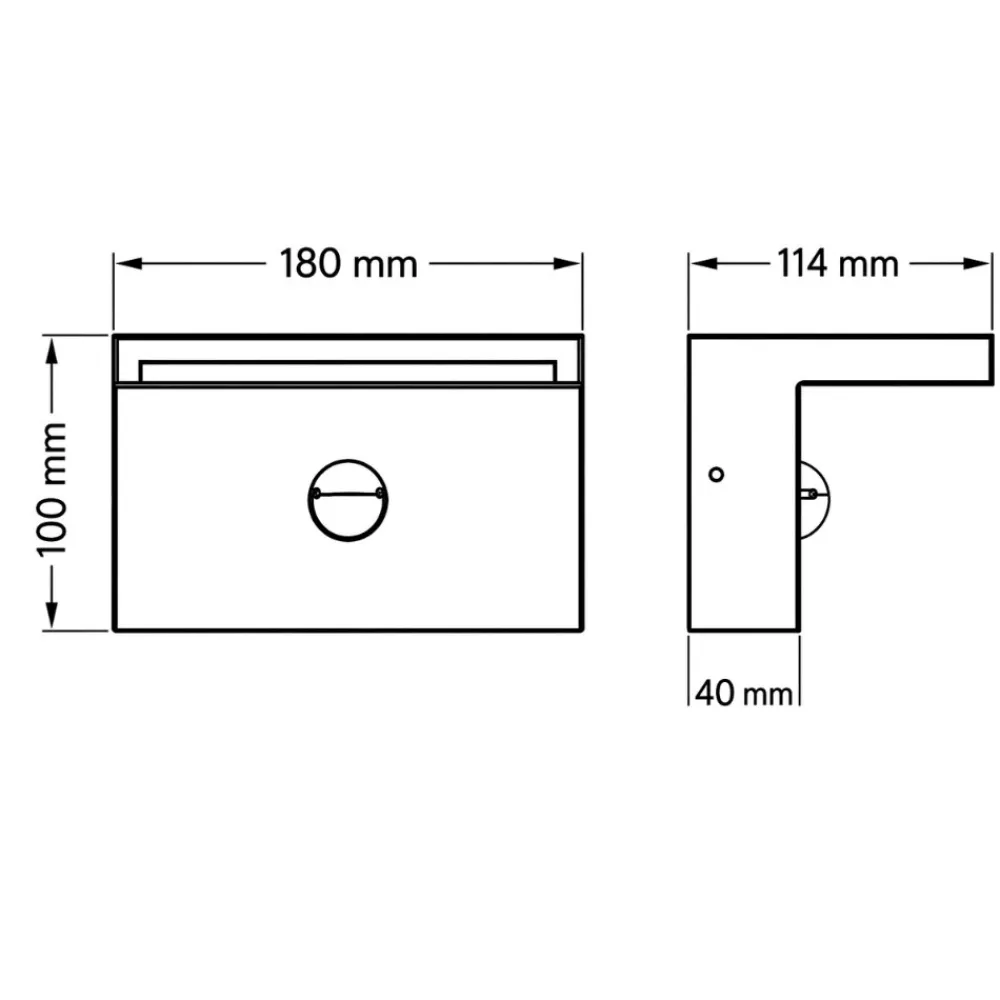 Applique Da Esterno-Selezionato da Mazzolaluce Applique per esterno ip54 led con sensore movimento crepuscolare
