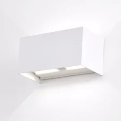 Applique Da Esterno-Selezionato da Mazzolaluce Applique per esterno led 3000k 24w rettangolare bianco