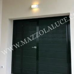 Applique Da Esterno-IsyLuce Applique per esterno marrone corten r7s deco