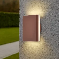Applique Da Esterno-Selezionato da Mazzolaluce Applique per esterno marrone corten 9,5w 3000k moderna
